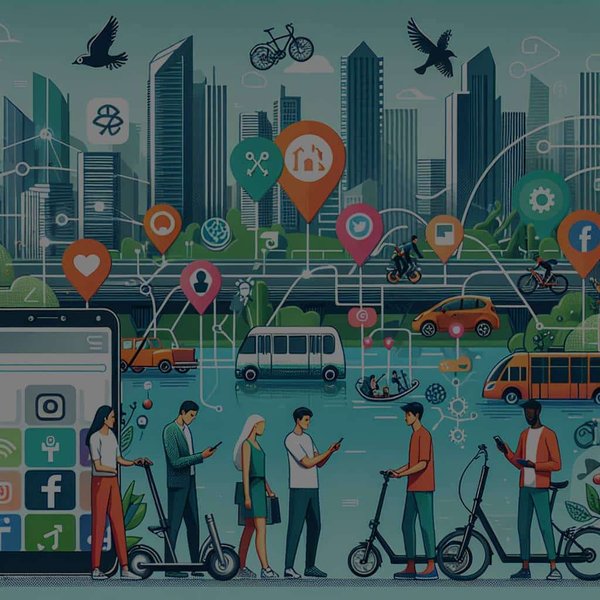 Comment les entreprises de mobilité urbaine peuvent-elles utiliser les réseaux sociaux pour promouvoir des déplacements durables ?