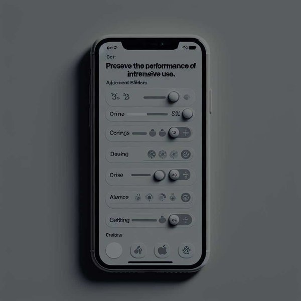 Quels réglages pour maintenir la performance d'un iPhone XR lors d'une utilisation intensive?